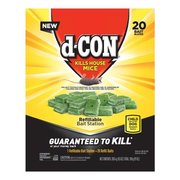 D-Con DCON 7601966 Mice Refillable Bait Station & Bait - 20 count 7601966